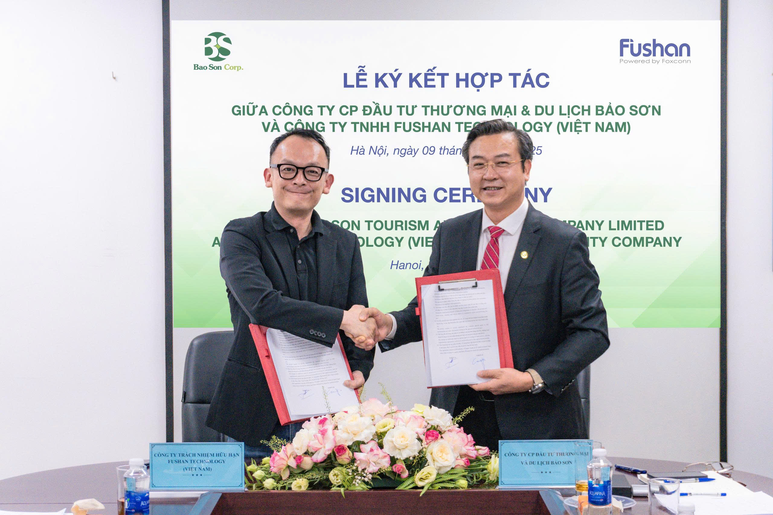 LỄ KÝ KẾT HỢP TÁC CHIẾN LƯỢC GIỮA CÔNG TY CỔ PHẦN ĐẦU TƯ THƯƠNG MẠI & DU LỊCH BẢO SƠN VÀ CÔNG TY TRÁCH NHIỆM HỮU HẠN FUSHAN TECHNOLOGY (VIỆT NAM) | BAO SON MANPOWER