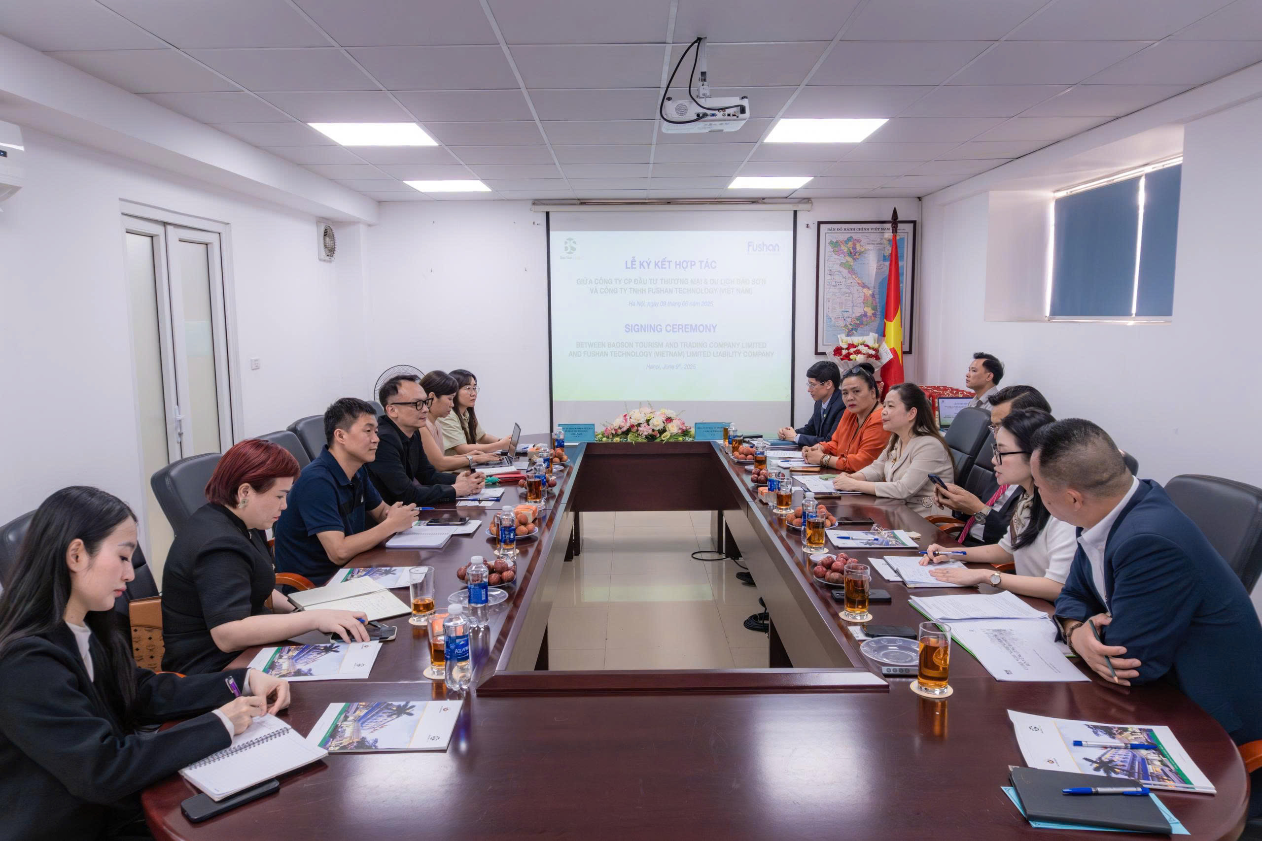 LỄ KÝ KẾT HỢP TÁC CHIẾN LƯỢC GIỮA CÔNG TY CỔ PHẦN ĐẦU TƯ THƯƠNG MẠI & DU LỊCH BẢO SƠN VÀ CÔNG TY TRÁCH NHIỆM HỮU HẠN FUSHAN TECHNOLOGY (VIỆT NAM) | BAO SON MANPOWER